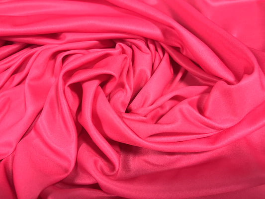 Single Jersey fashion fabric, per metre - plain - hot pink