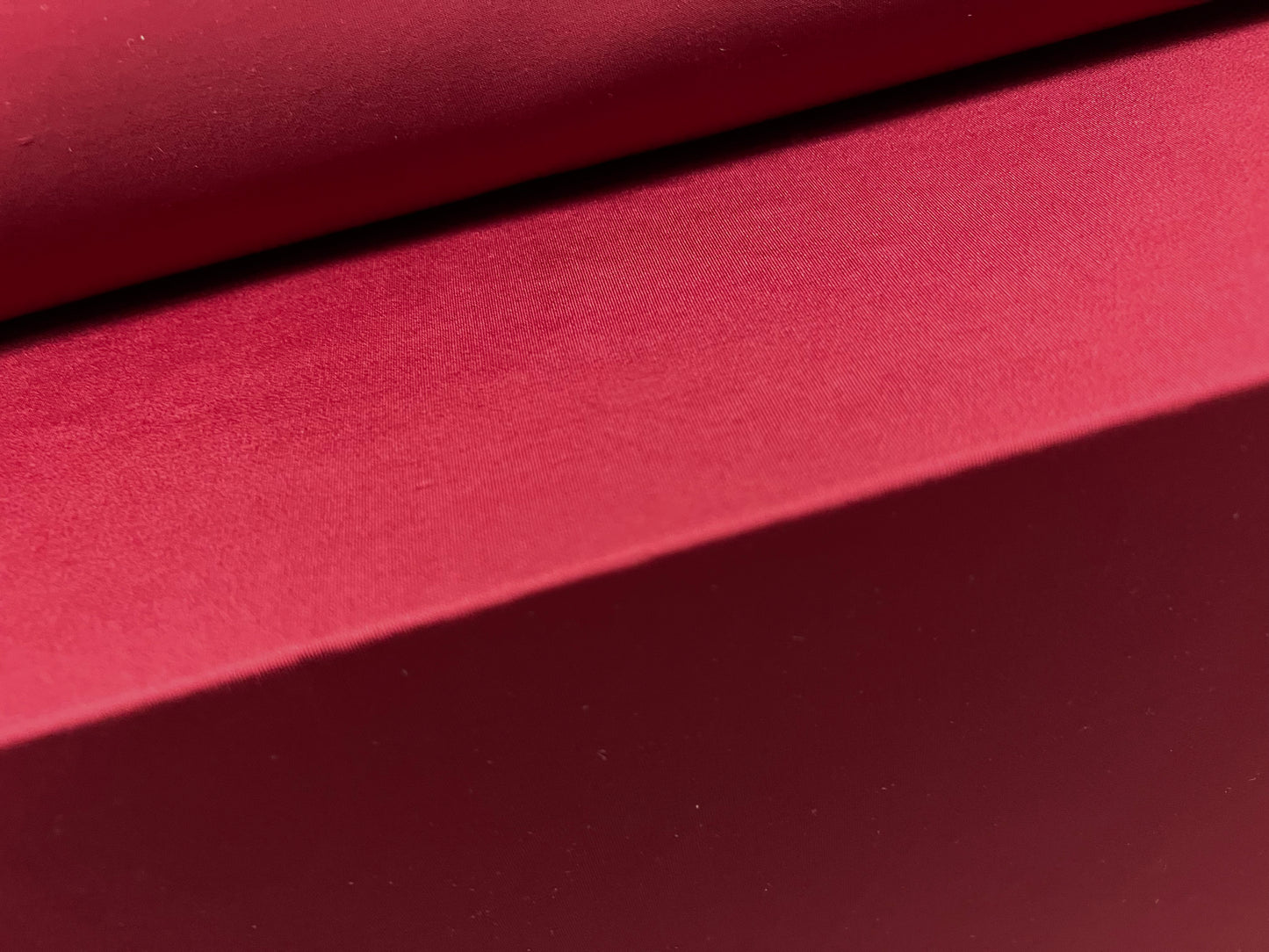 Soft touch stretch spandex single jersey fabric, per metre - plain - wine