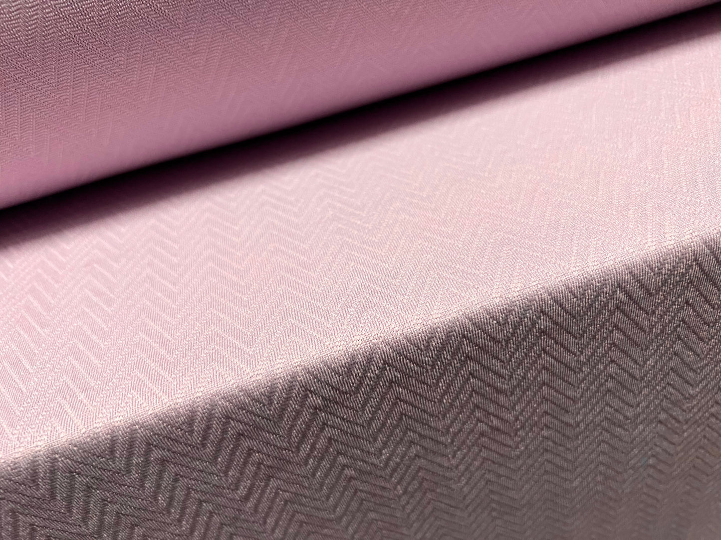 Stretch spandex Double Jersey fabric, per metre - herringbone jacquard - lilac