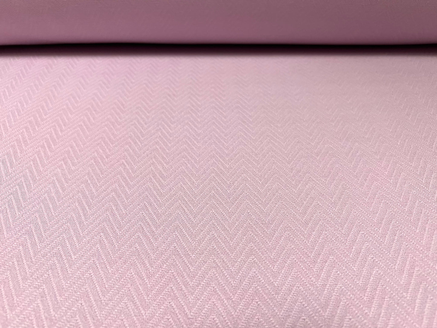 Stretch spandex Double Jersey fabric, per metre - herringbone jacquard - lilac