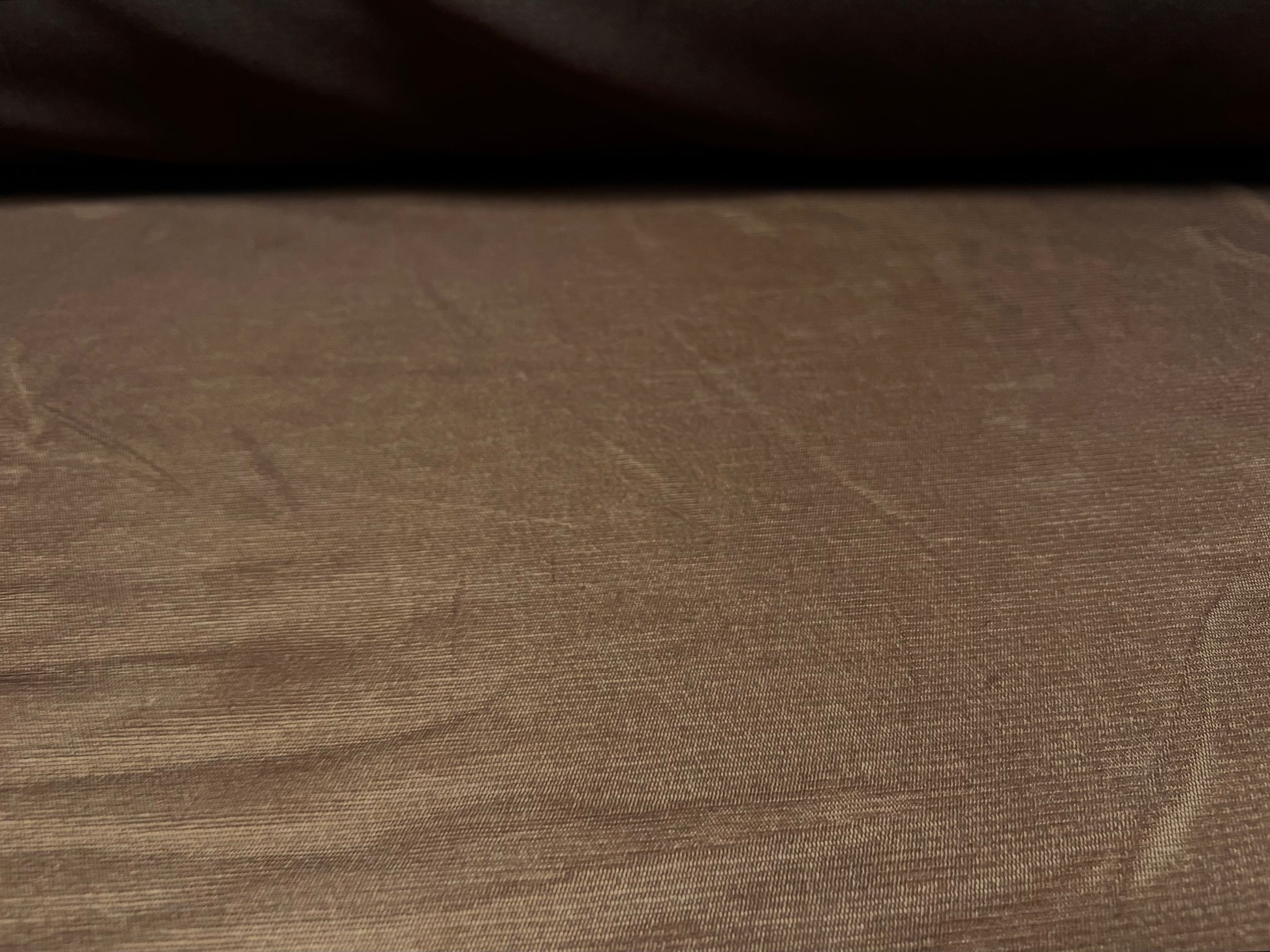Helenca Thread Helenca mesh lightweight net fabric, per metre - plain - brown ...