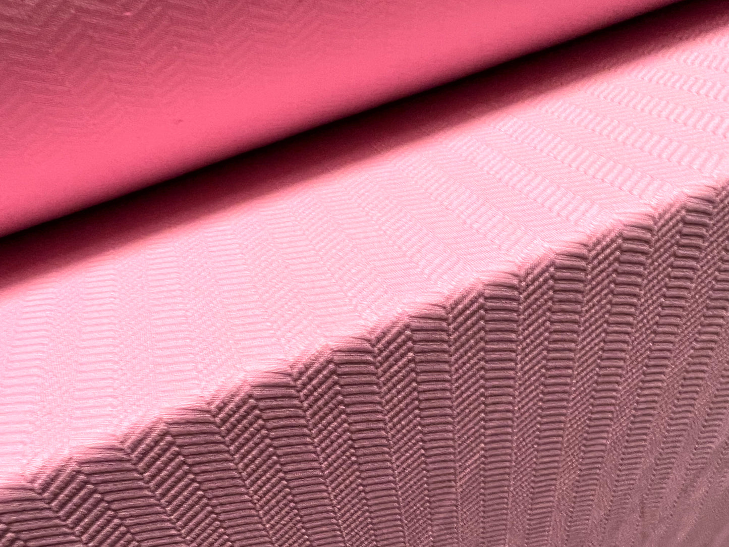 Stretch spandex Double Jersey fabric, per metre - herringbone jacquard - pink