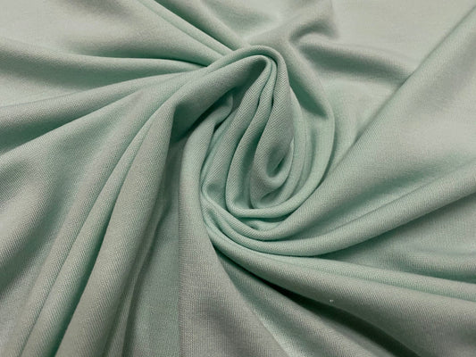 Ponte Roma double jersey stretch spandex fabric, per metre - aqua