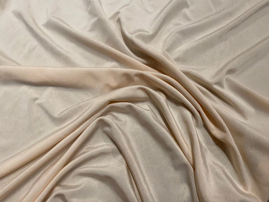Soft touch spandex stretch jersey dress fabric, per metre - rosewater pink