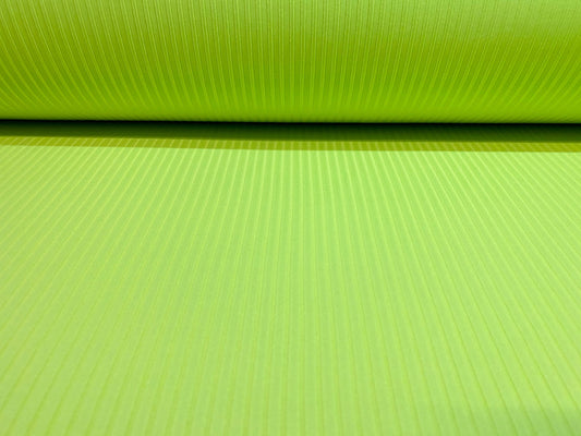 Spandex rib jersey fabric, per metre - Apple green