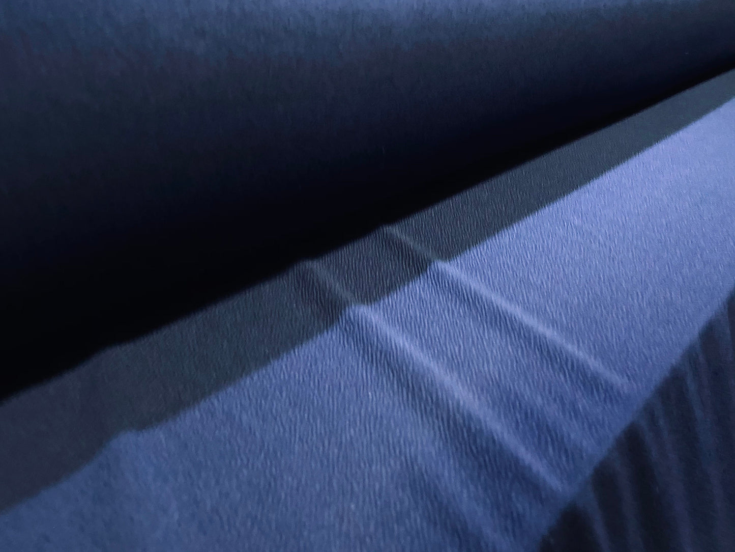 Valentino crepe spandex jersey fabric - similar to scuba - per metre - navy