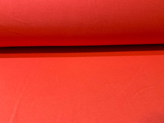 Stretch Spandex crepe jersey fabric, per metre - coral