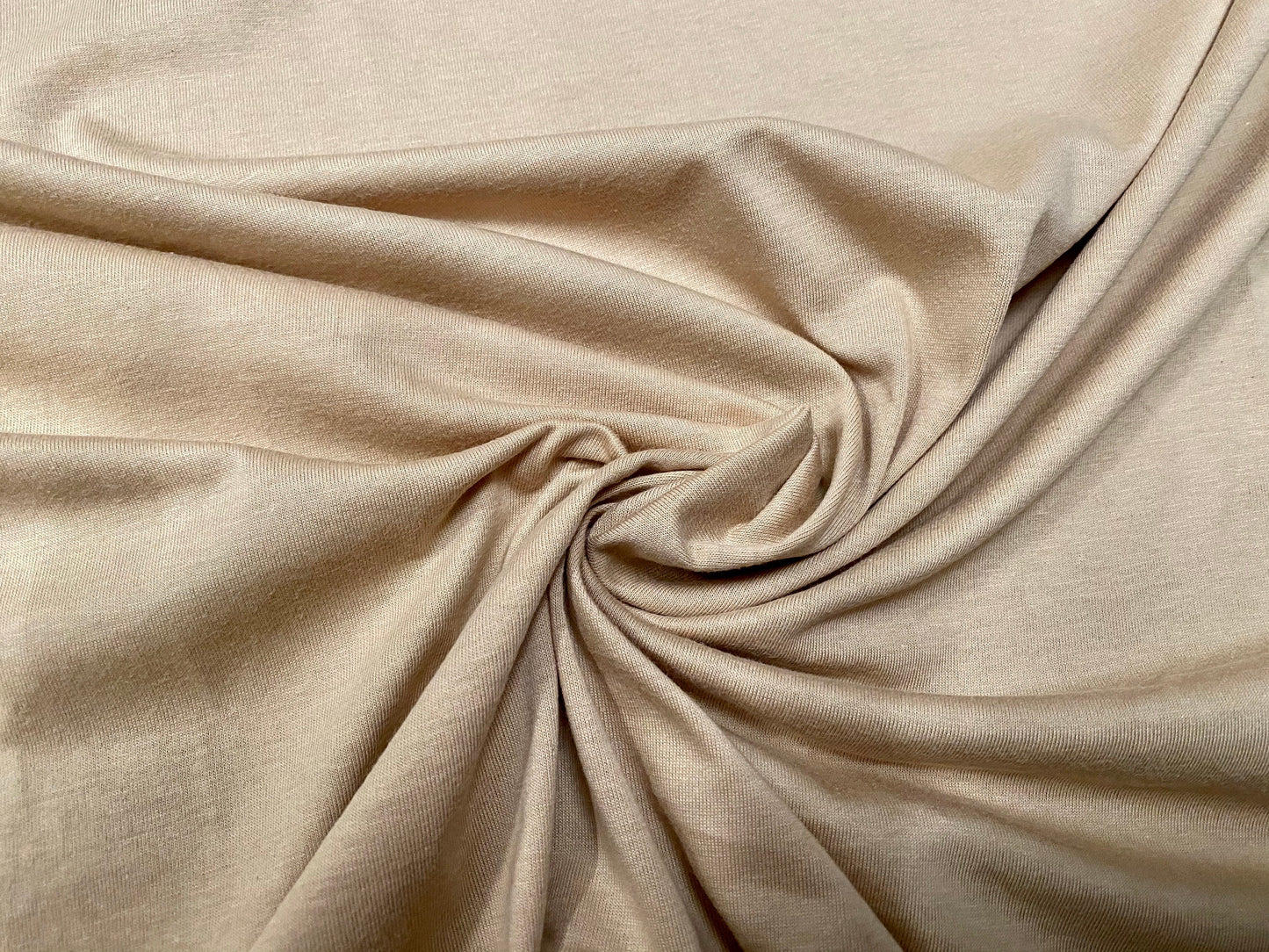 Viscose Single jersey fabric, per metre - stone