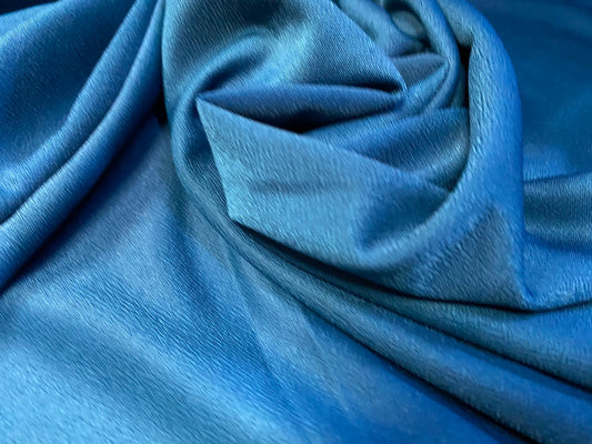 Valentino crepe spandex jersey fabric - similar to scuba - per metre - teal