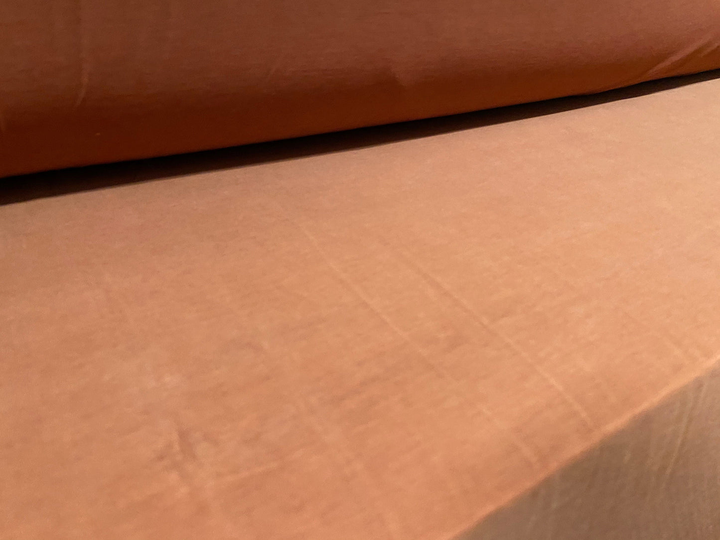 Melissa powder touch single jersey fabric, per metre - terracotta