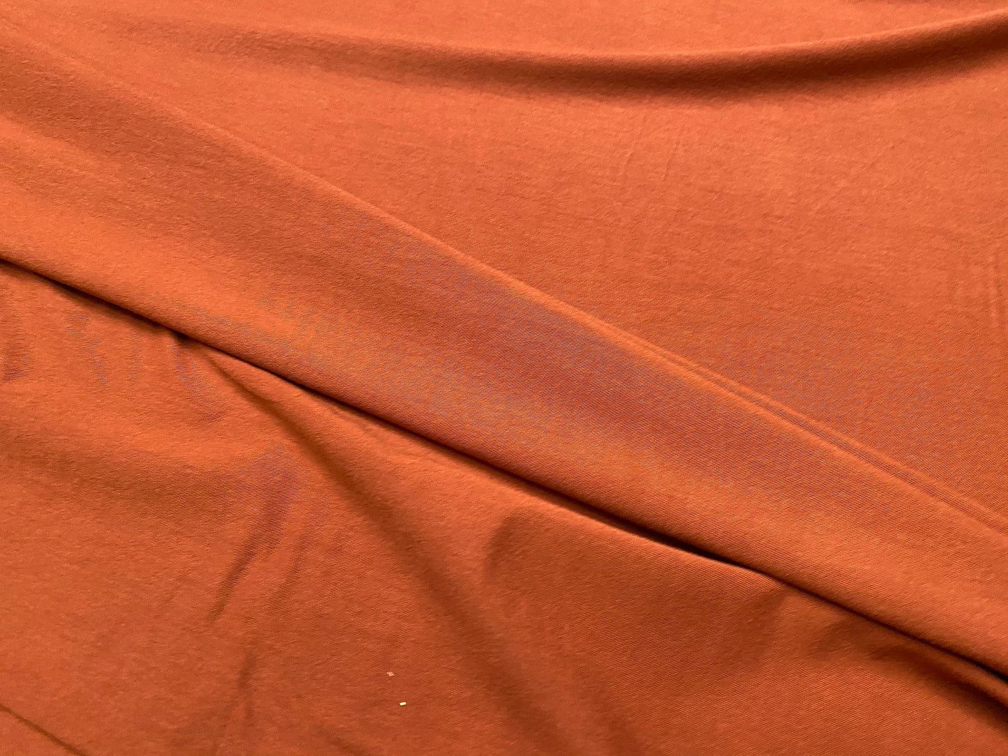 Viscose spandex jersey fabric, per metre - terracotta