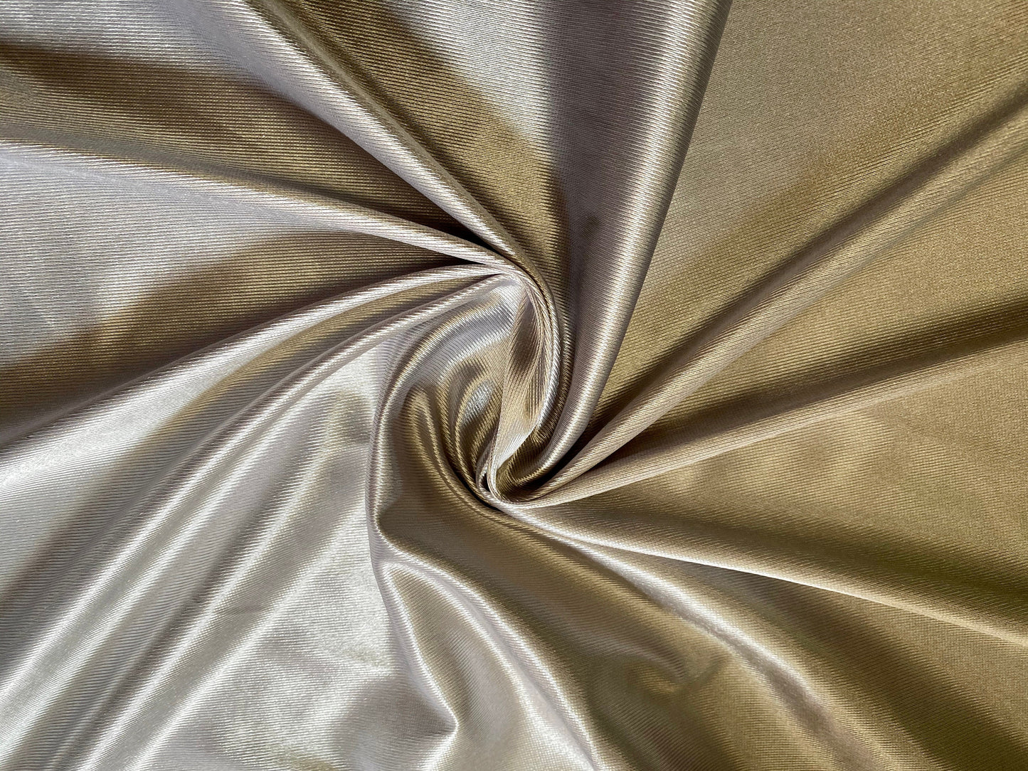 Angelique satin jersey fabric, per metre - silver