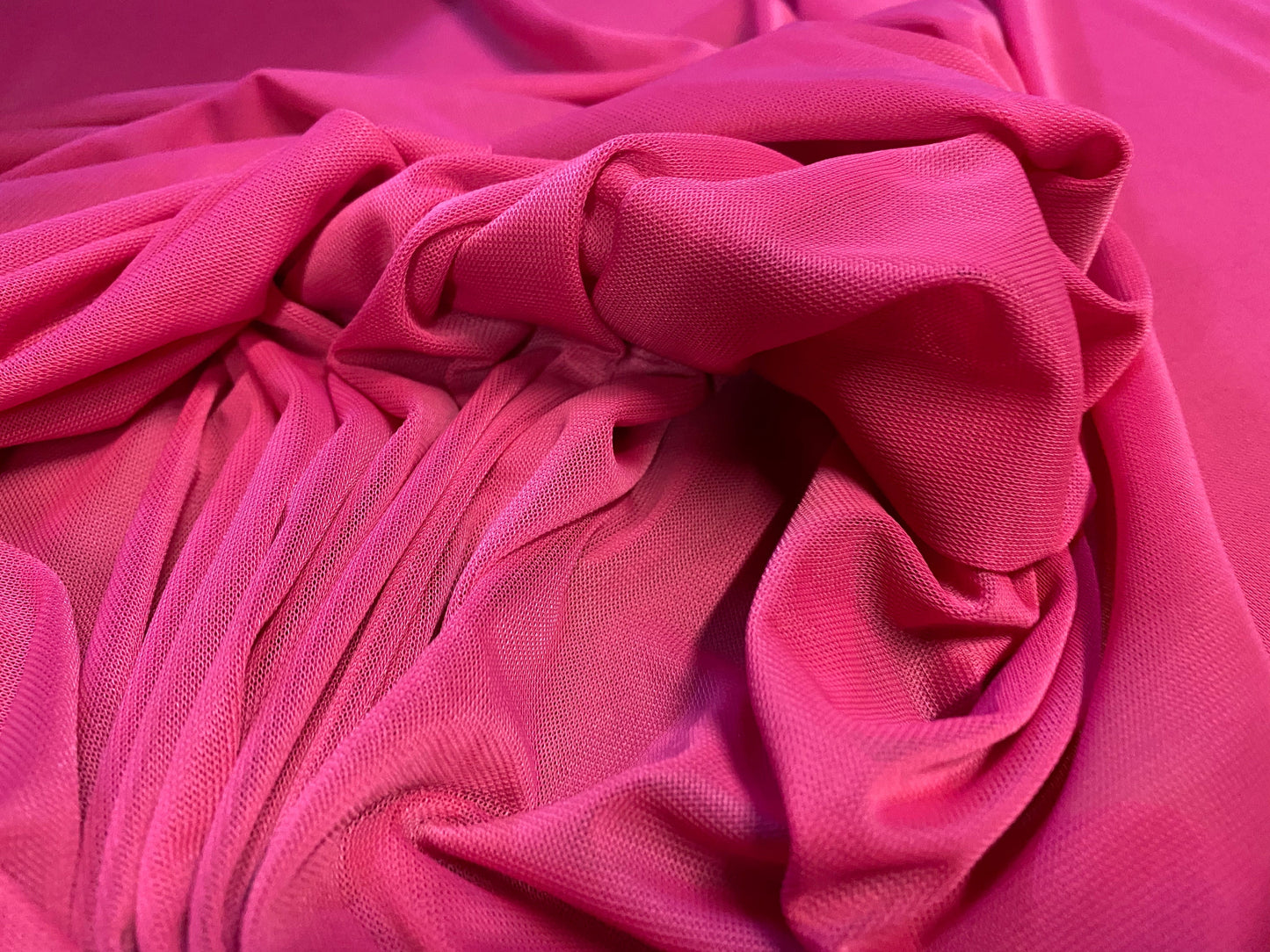 Chiffon jersey fabric, per metre - cerise pink