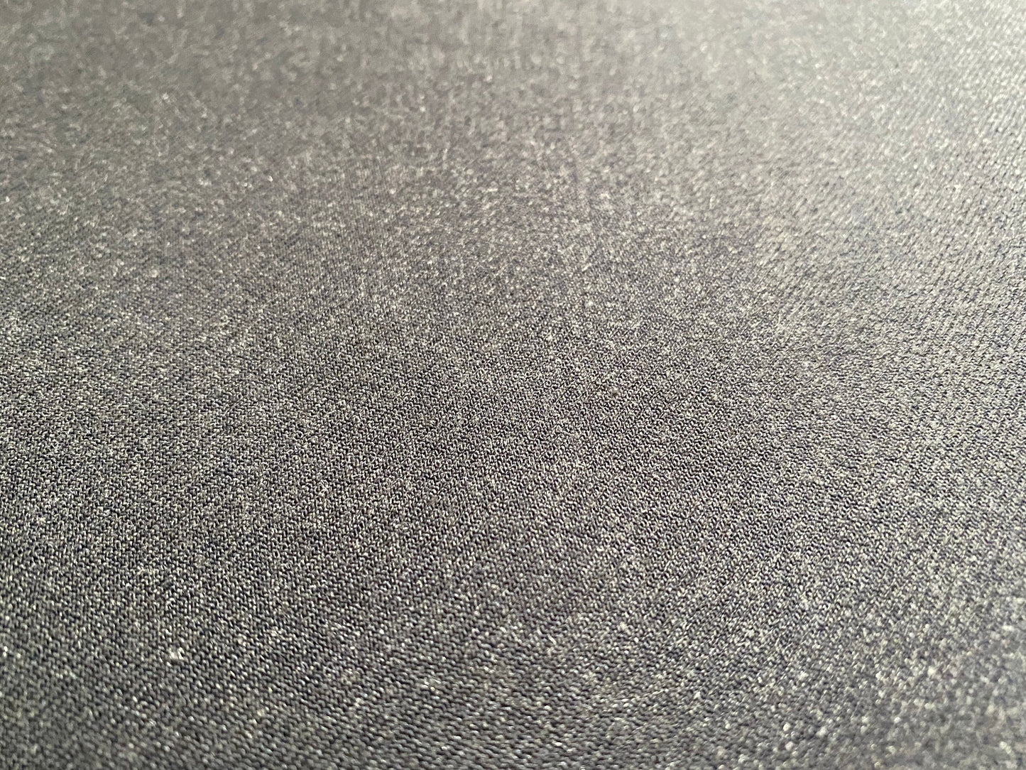 Grey crepe stretch suiting trouser skirt fabric, per metre