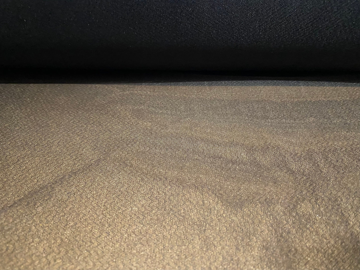 Iron on interfacing fabric, per metre - black