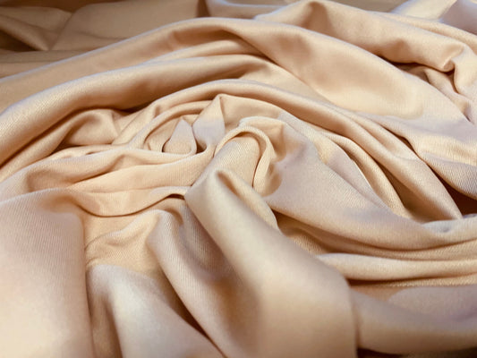 Single jersey polyester fabric - 60 inches wide - plain - Blush