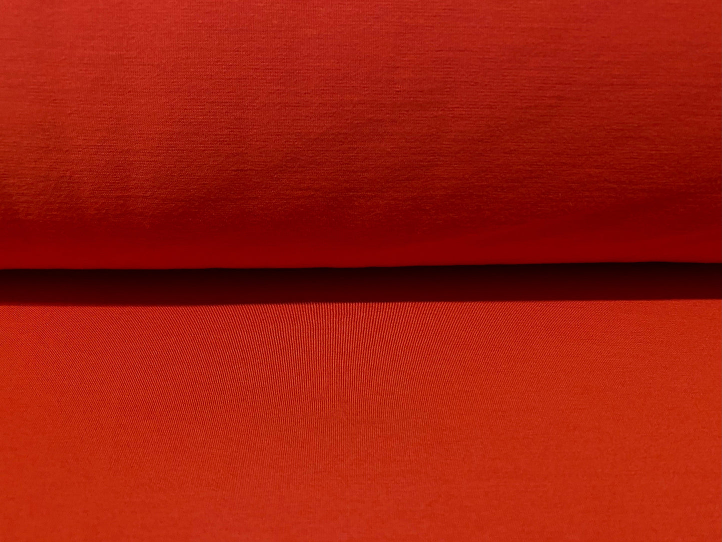 Single jersey dress fabric, per metre - dark orange