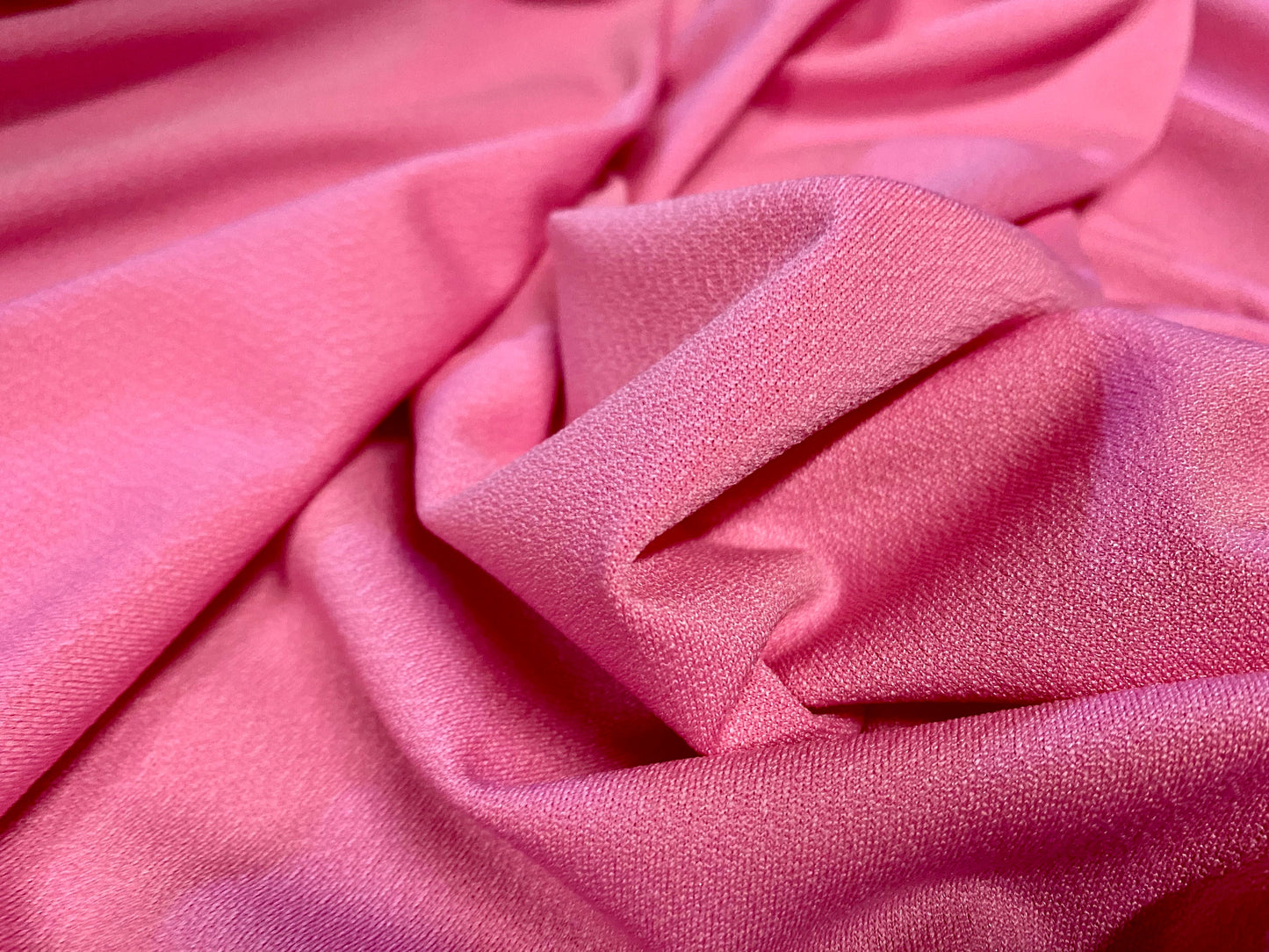 Stretch spandex crepe jersey stretch fabric, per metre - pink