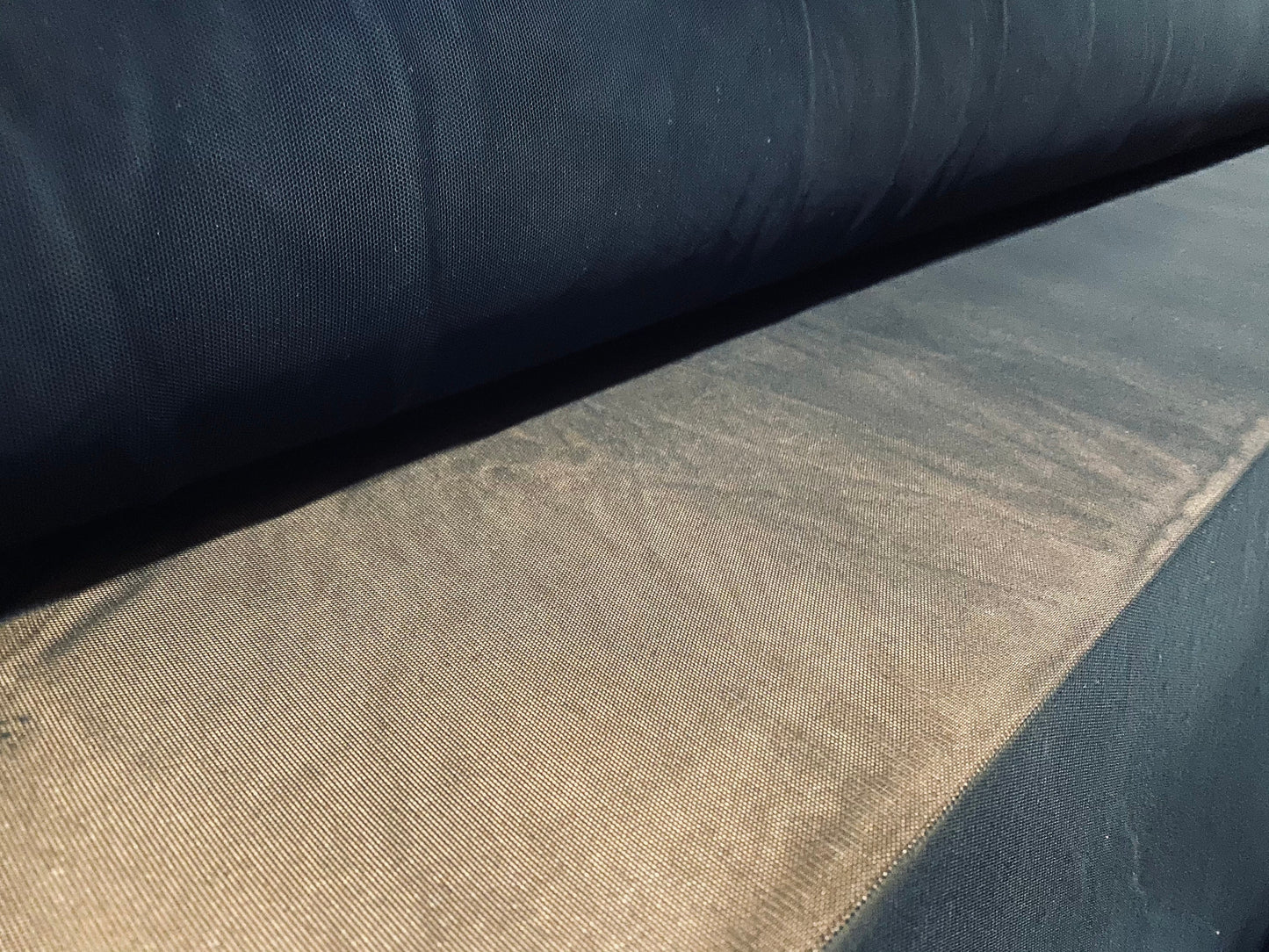 Stiff Power mesh net stretch spandex fabric, per metre - black