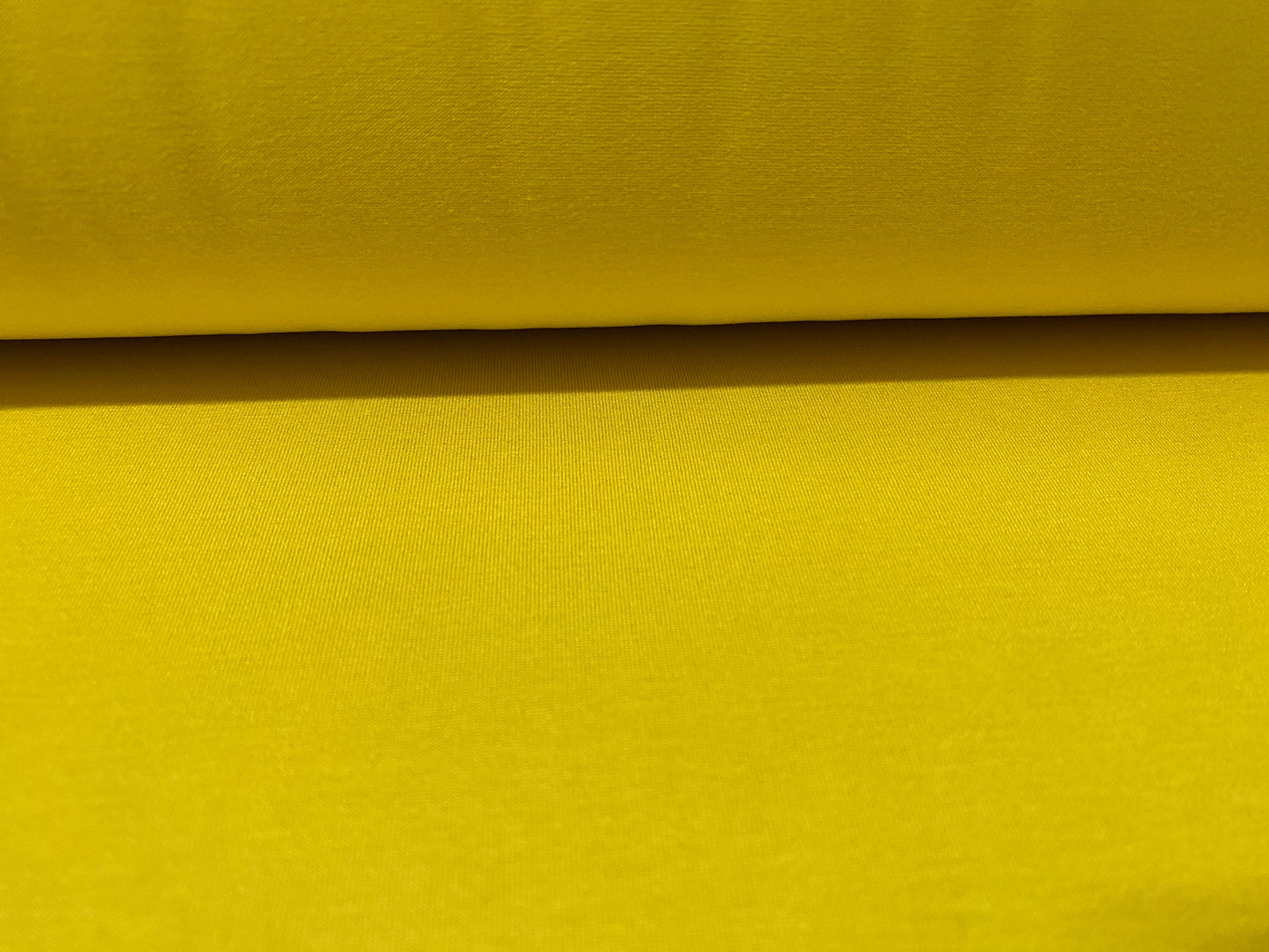 Viscose Elastane stretch jersey fabric, per metre - yellow