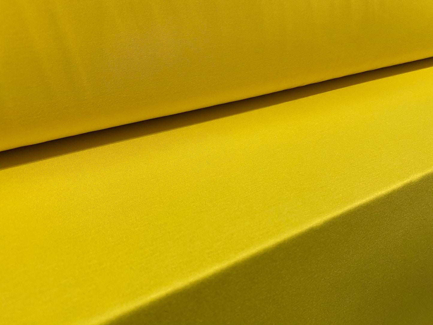 Viscose Elastane stretch jersey fabric, per metre - yellow