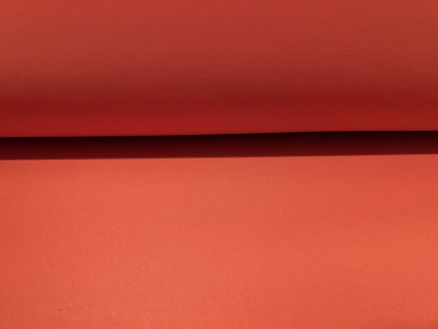 Spandex stretch soft touch crepe jersey fabric, per metre - burnt Orange