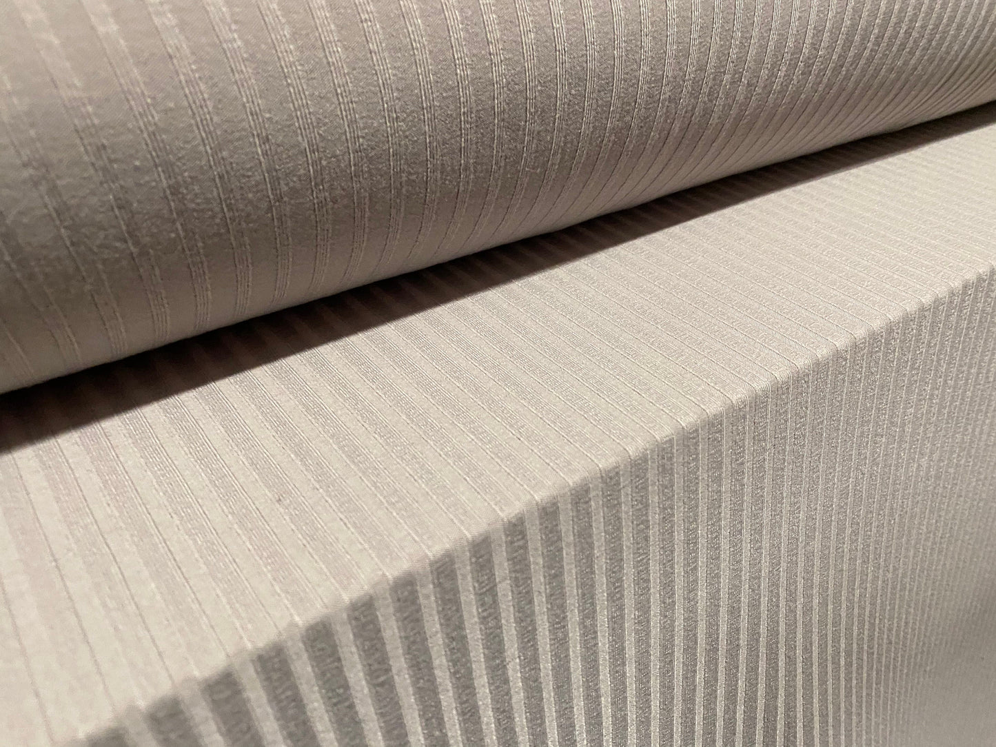 Spandex rib jersey fabric, per metre - cement