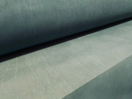 Power mesh net stretch fabric, per metre - subtle crocodile print - sea green