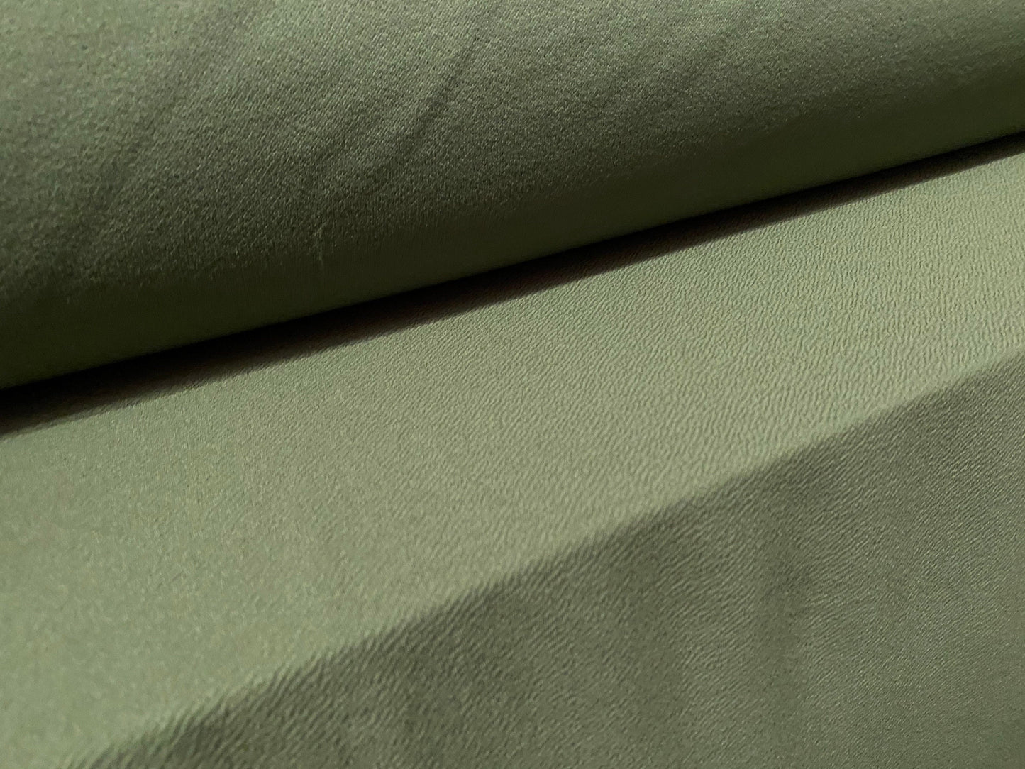 Liverpool textured scuba spandex jersey fabric, per metre - plain - Khaki