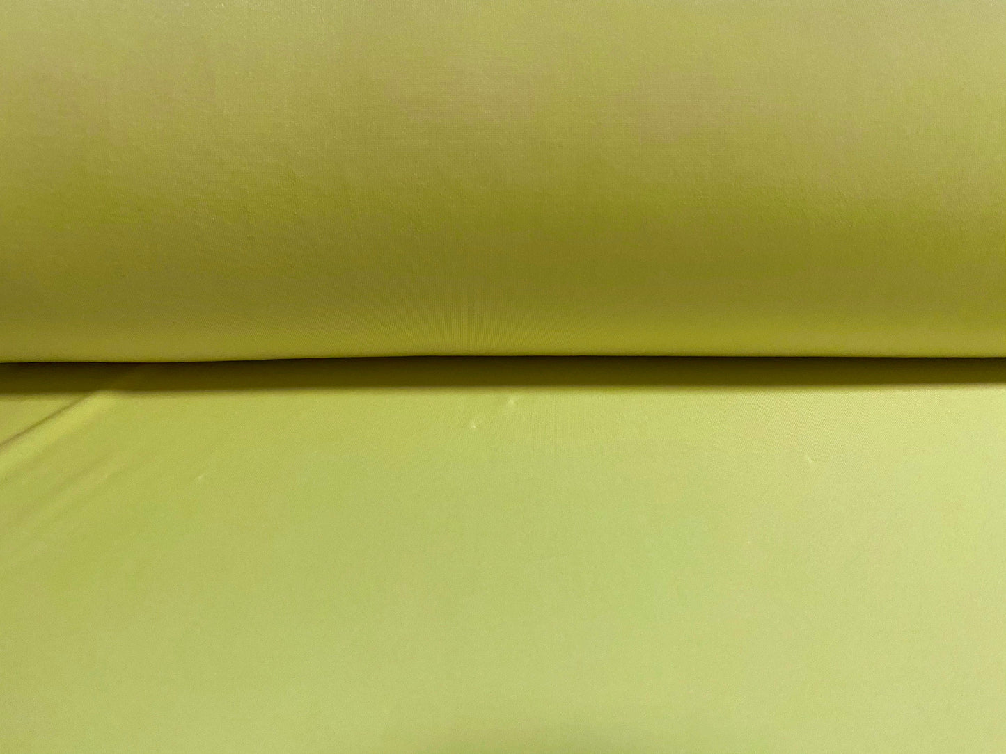 Soft touch spandex stretch jersey dress fabric, per metre - lemon sorbet