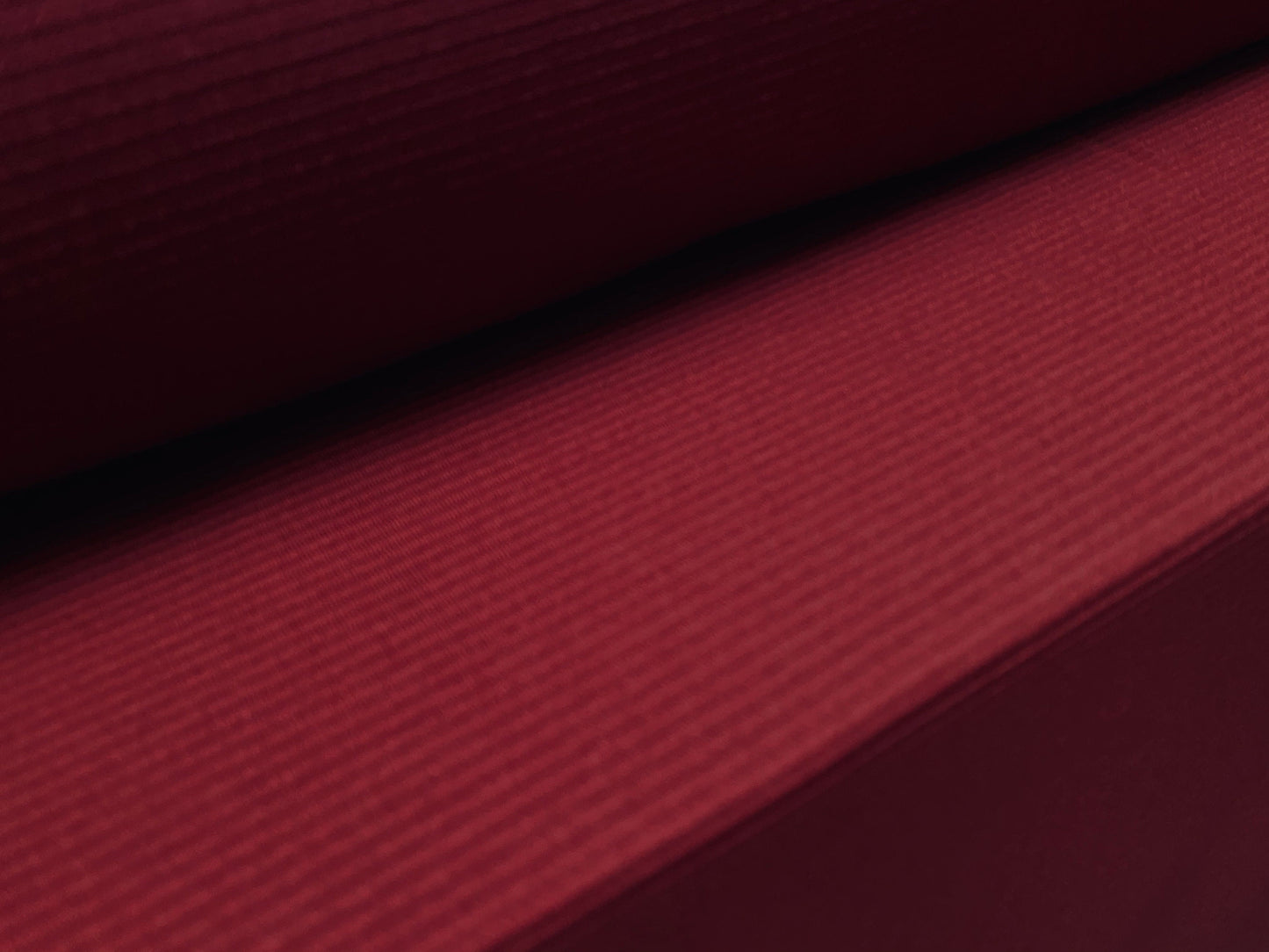Ottoman rib Stretch jersey fabric , per metre - plain - Wine
