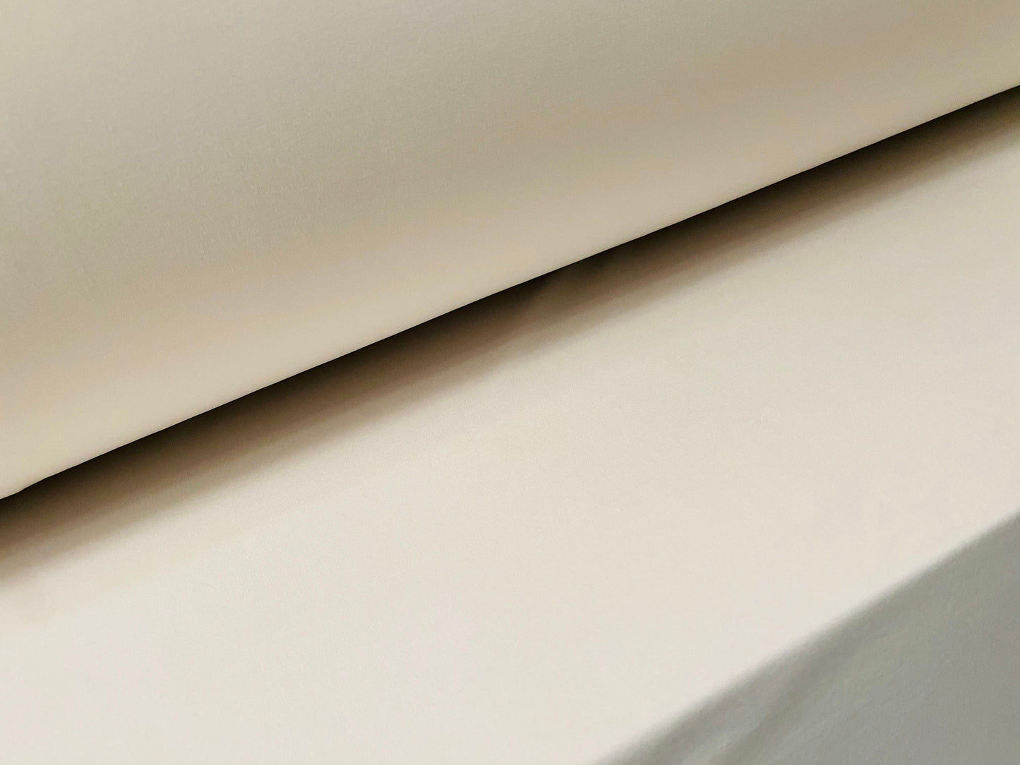 Single jersey mousse fabric, per metre - white