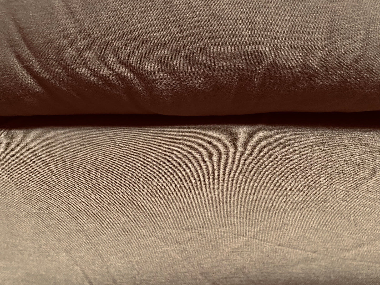 Viscose Elastane stretch jersey fabric, per metre - brown