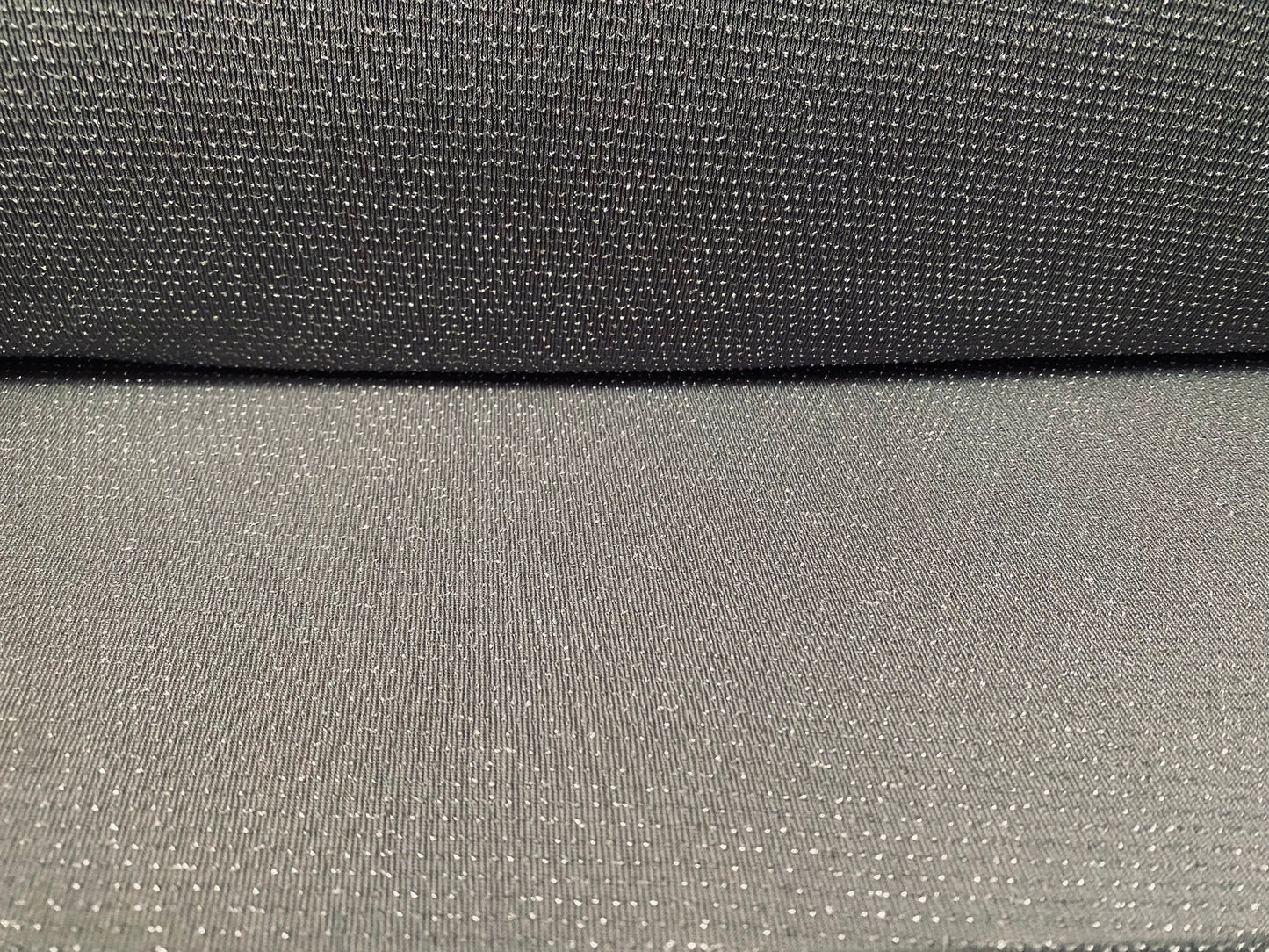 Metallic lurex slinky Stretch jersey fabric, per metre - silver grey