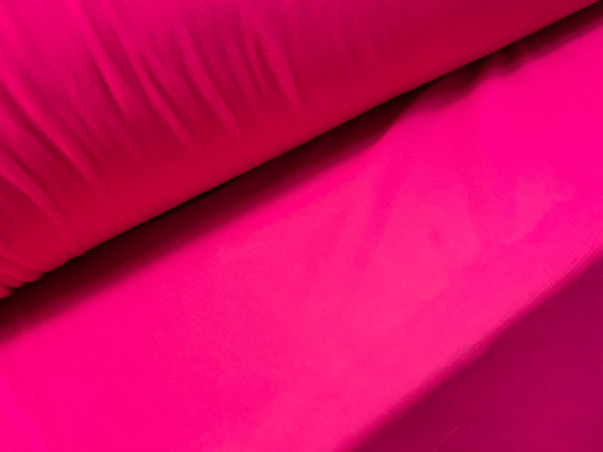 Helenca Thread Stretch helenca mesh fabric, sheer, per metre - Fluorescent cerise ...