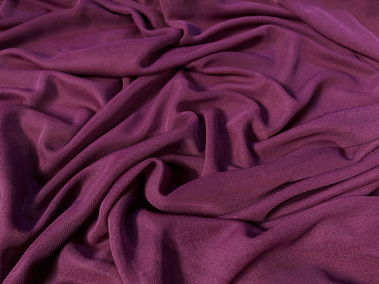 Chiffon jersey fabric, per metre - magenta