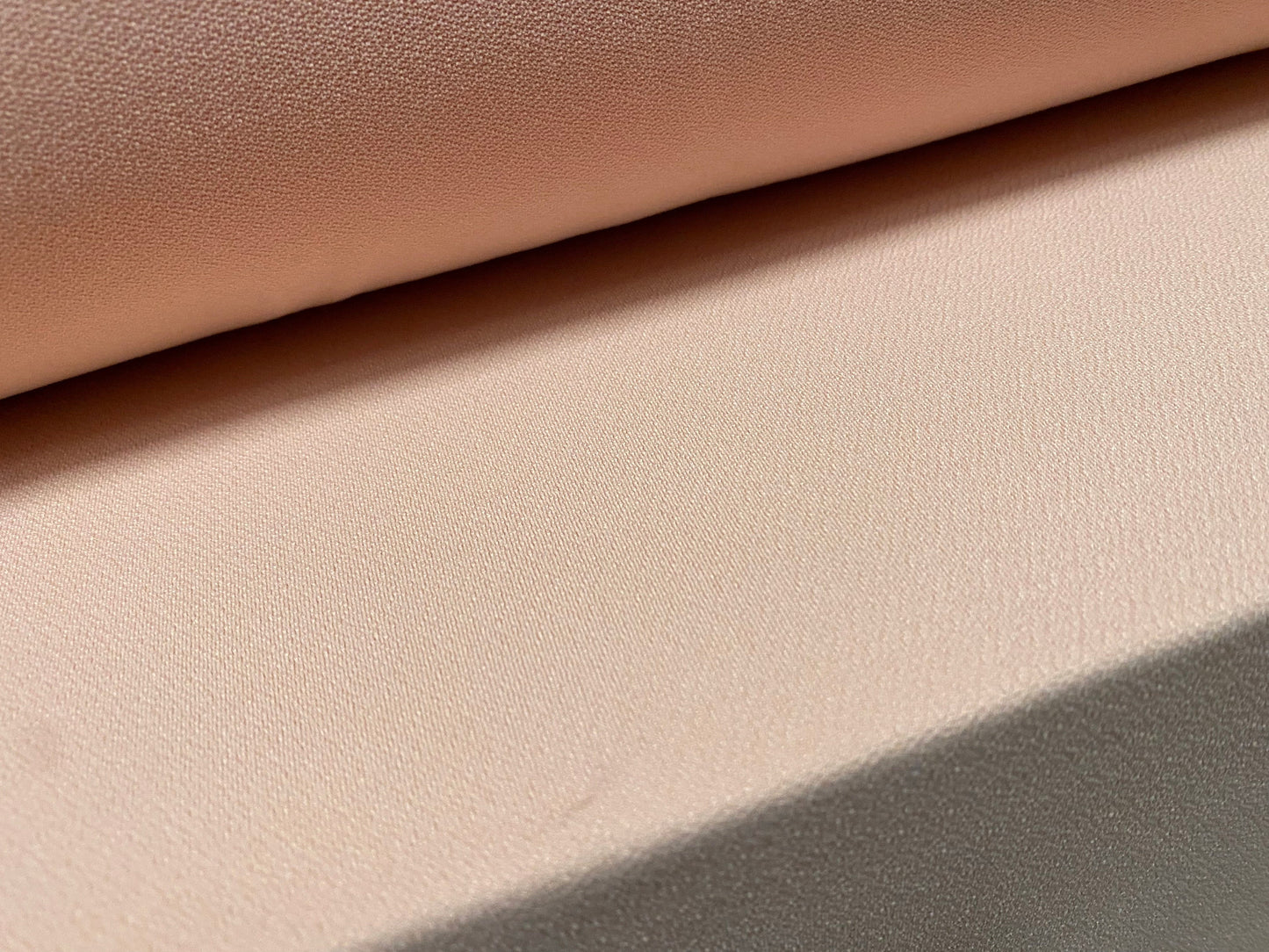 Spandex crepe jersey stretch fabric, per metre - plain - salmon pink