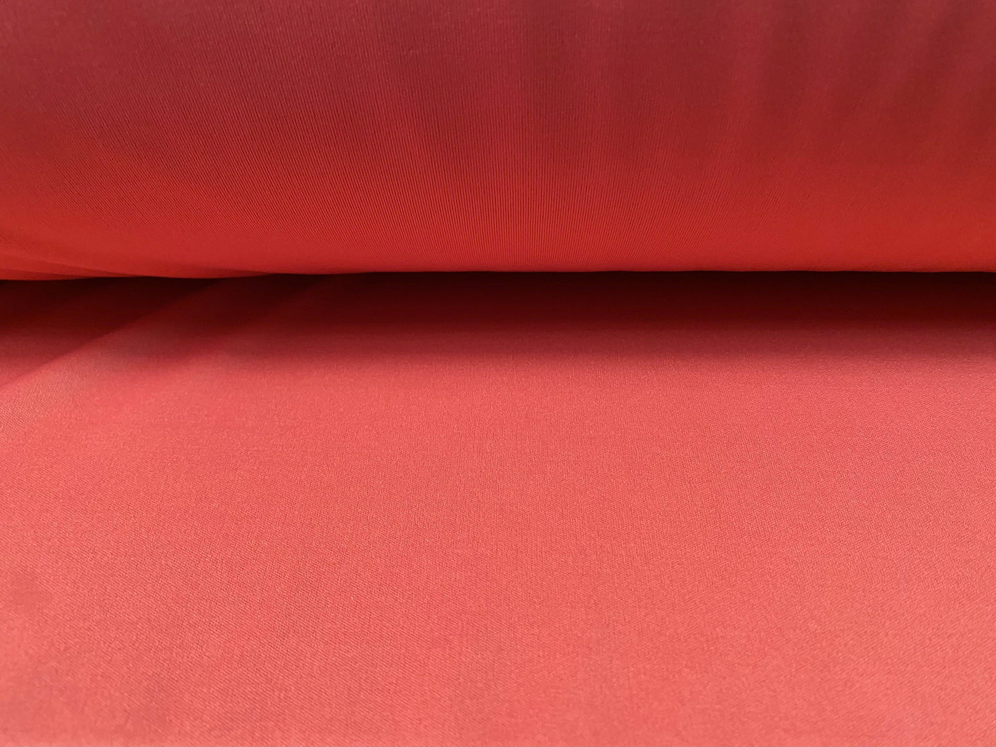 Single jersey polyester fabric - 60 inches wide - plain - Living coral