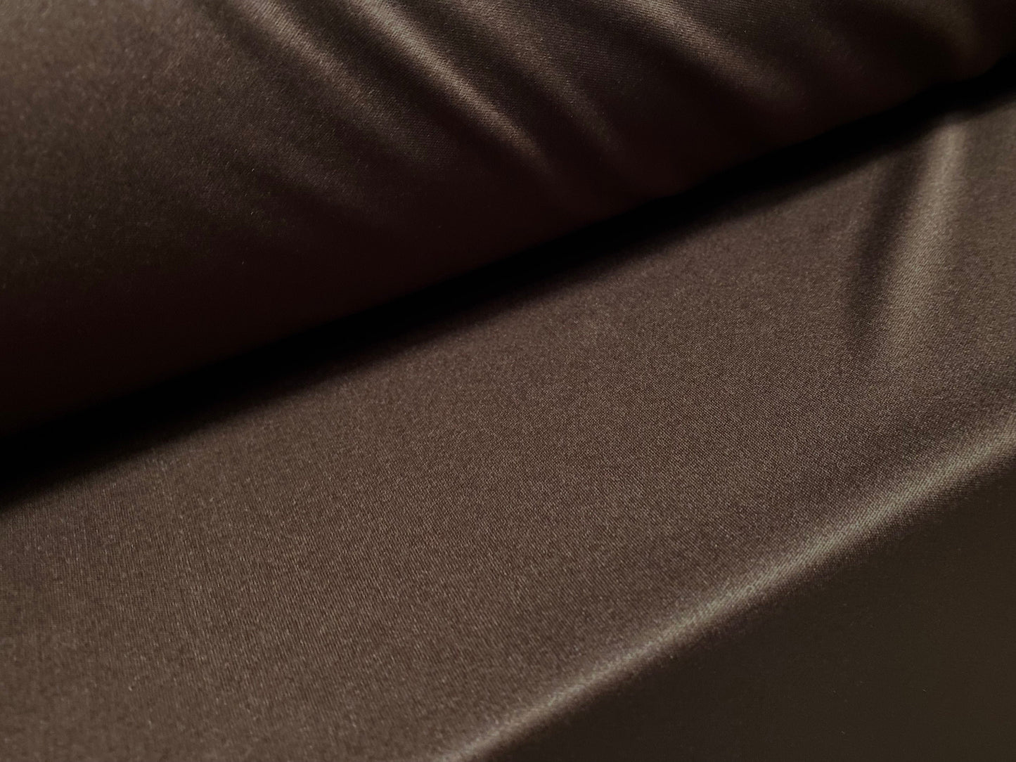 Single jersey fashion fabric, per metre - plain - Brown