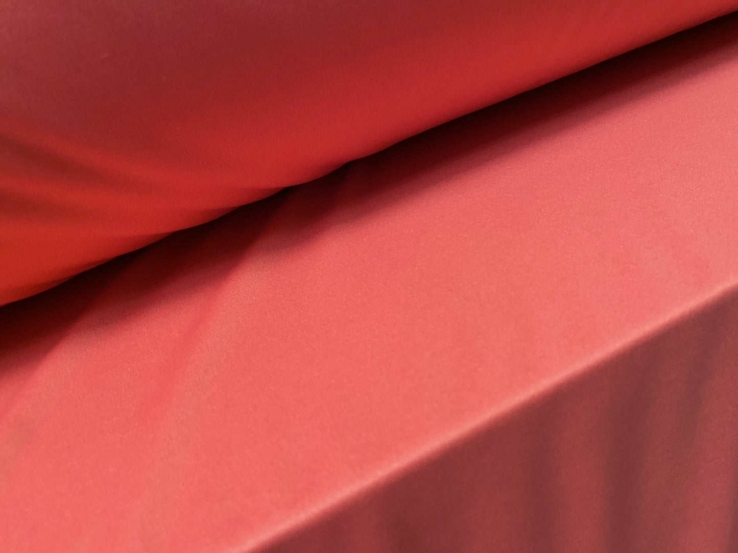 Single jersey polyester fabric - 60 inches wide - plain - Living coral