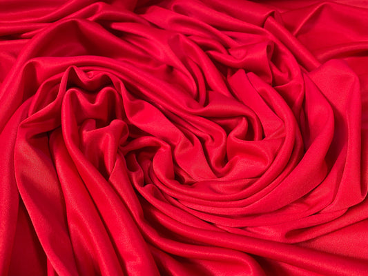 Single jersey fashion fabric - 60 inches wide - plain - Red
