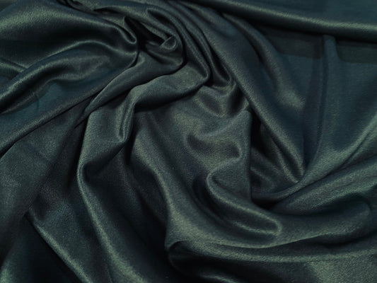 Single jersey polyester fabric - 60 inches wide - plain - Bottle green