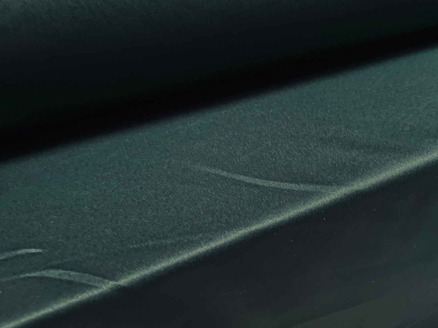 Single jersey polyester fabric - 60 inches wide - plain - Bottle green