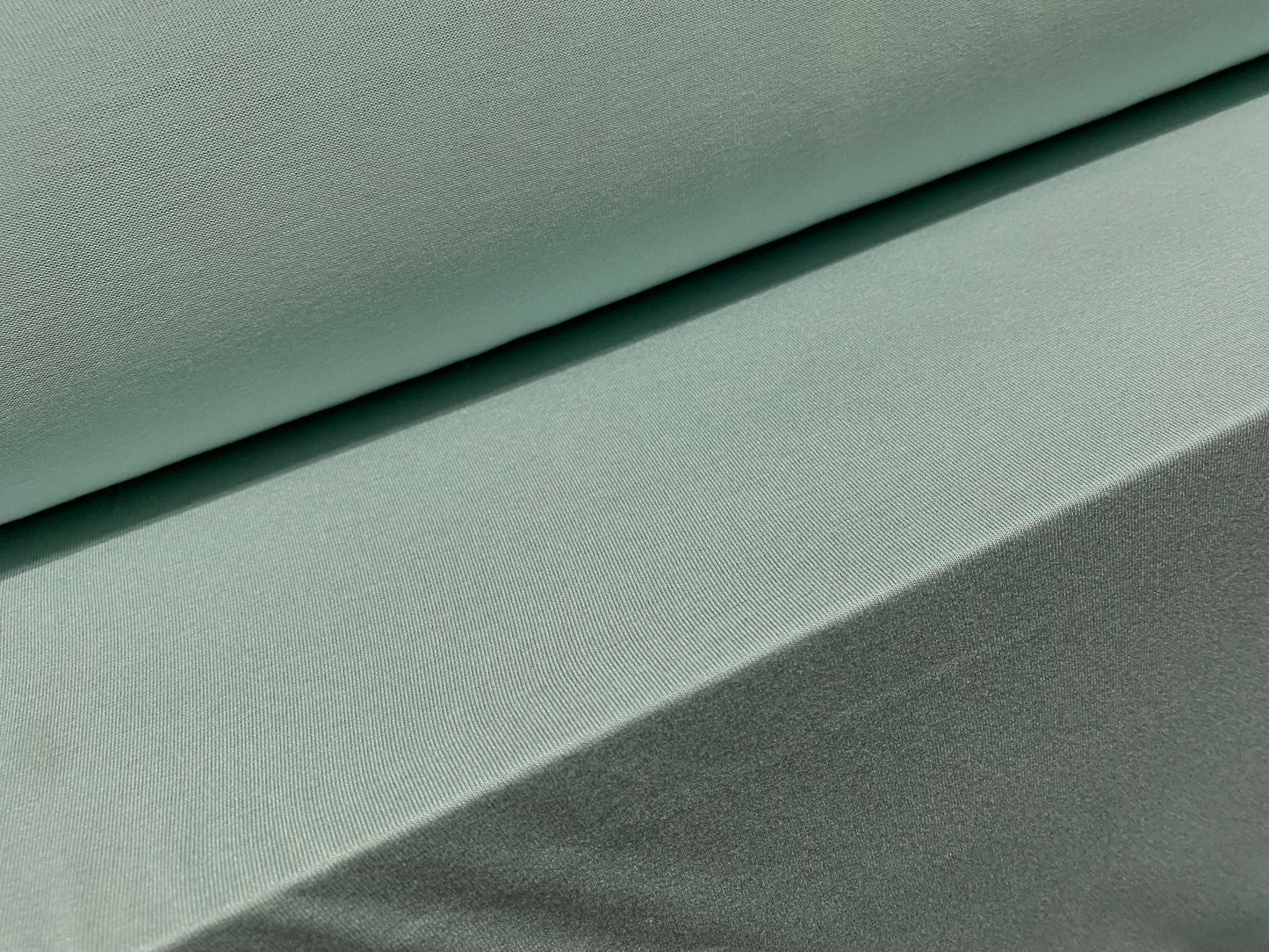 Viscose spandex stretch single jersey fabric, per metre - plain - spearmint green