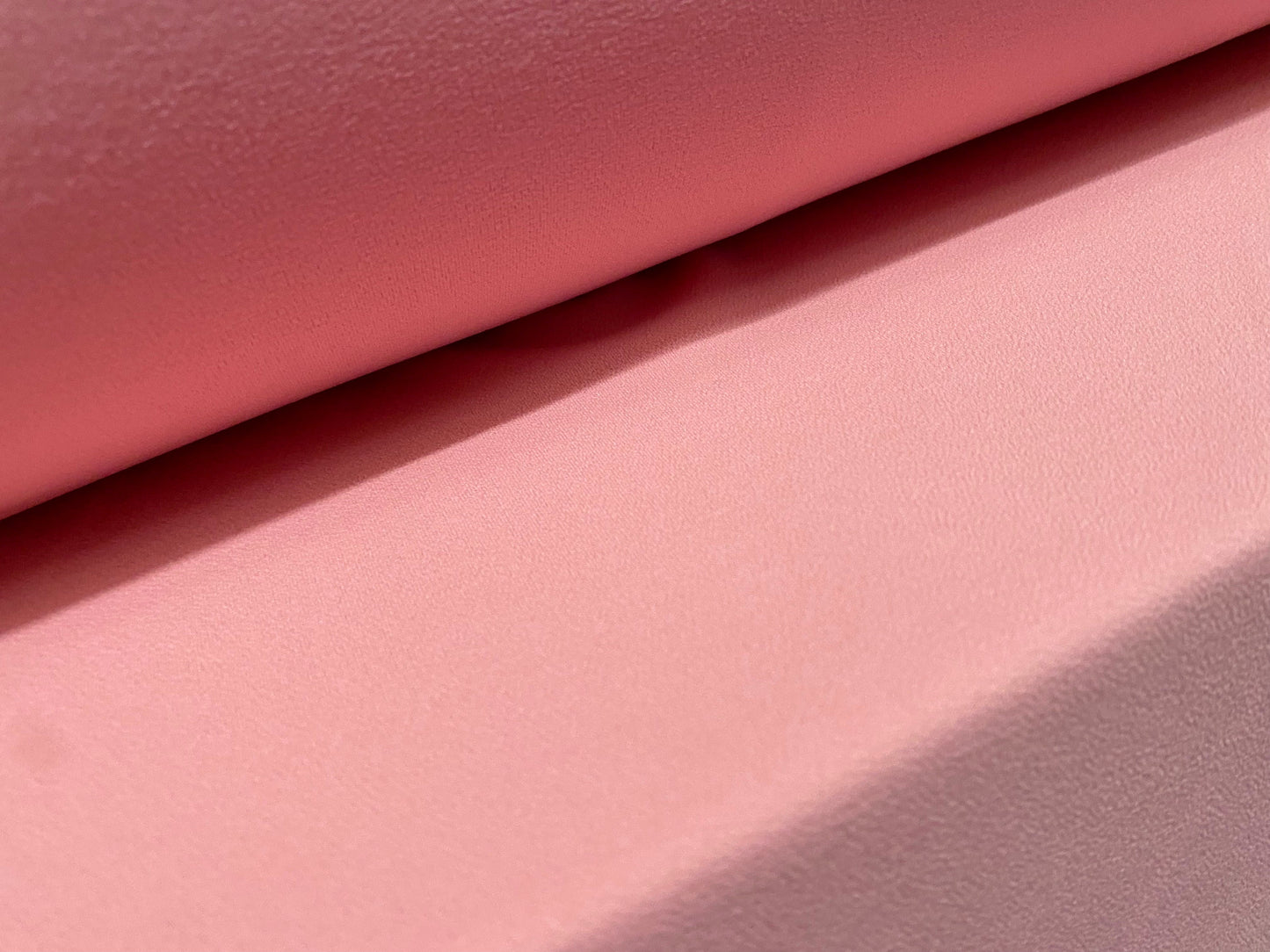 Scuba crepe Stretch spandex double jersey fabric, per metre - plain dye - pink