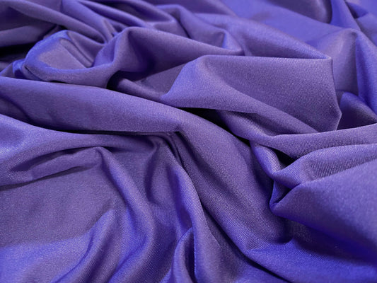 Swimwear stretch spandex jersey fabric, per metre - plain - lilac