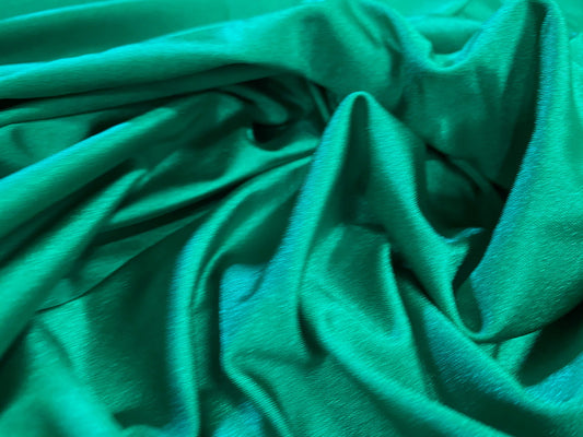 Swimwear stretch spandex jersey fabric, per metre - plain - emerald green