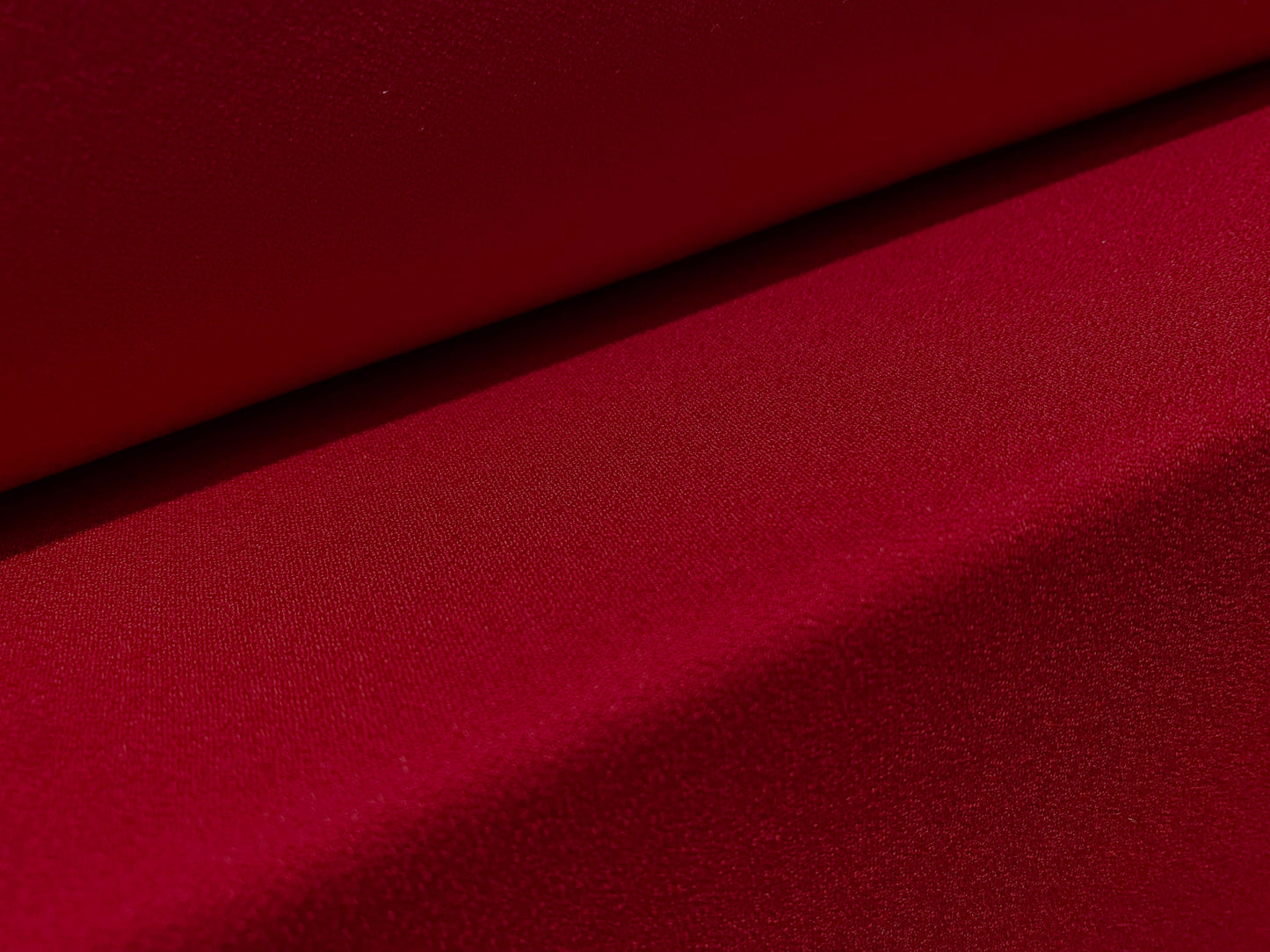 Spandex crepe jersey stretch fabric, per metre - plain dye - deep red