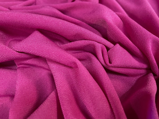 ITY Spandex stretch single Jersey fabric, per metre - plain dye - bubblegum pink