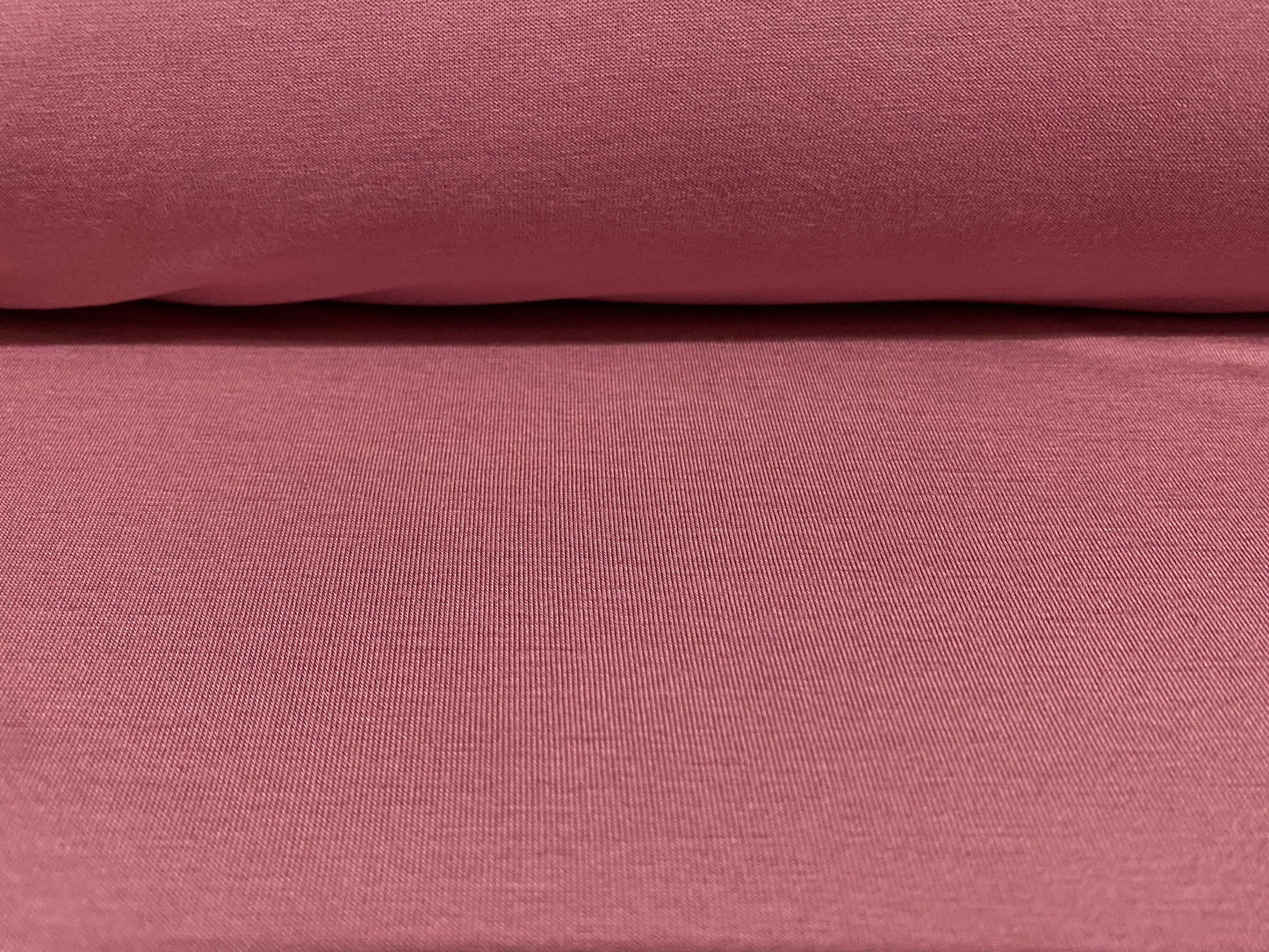 Viscose Elastane stretch jersey fabric, per metre - plain - dusky pink